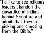 Abandon the Cowardice of Hiding Behind&nbsp;Scripture