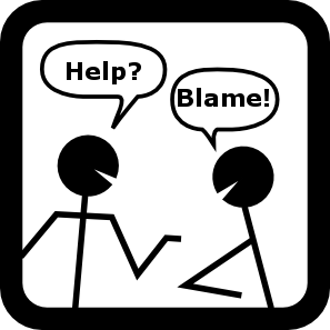 Help/Blame Graphic